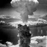 the explosion of an atomic bomb